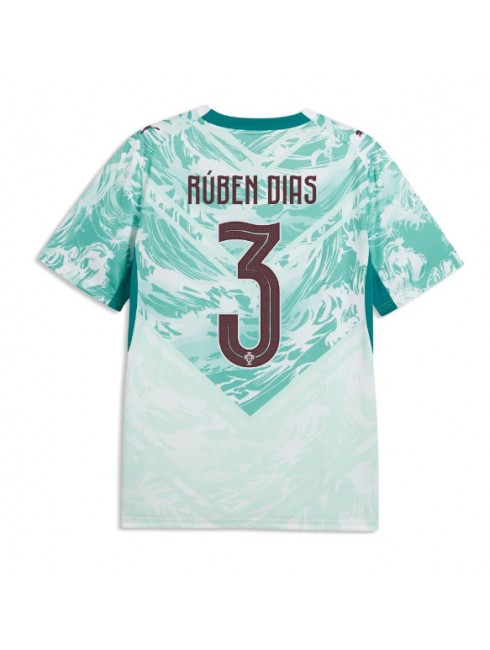Portugal Ruben Dias #3 Auswärtstrikot WM 2026 Kurzarm Portugal Ruben Dias #3 Auswärtstrikot WM 2026 Kurzarm
